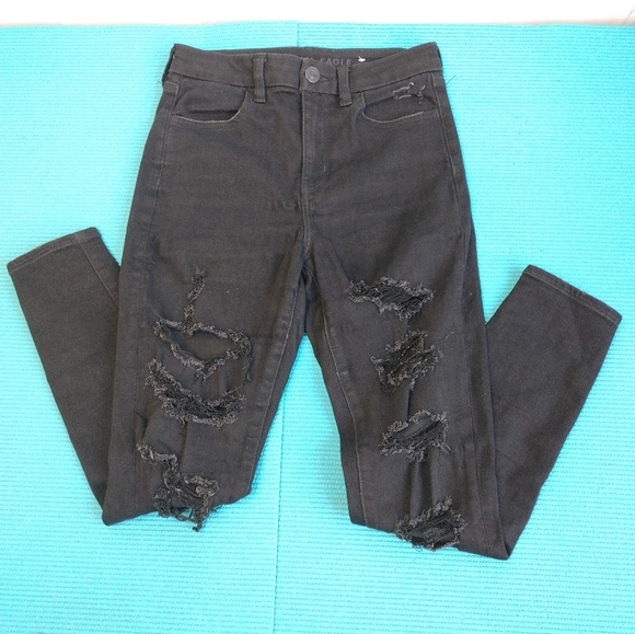 American Eagle Next Level Stretch Curvy High Rise Jegging Size 4 Short - Picture 1 of 11